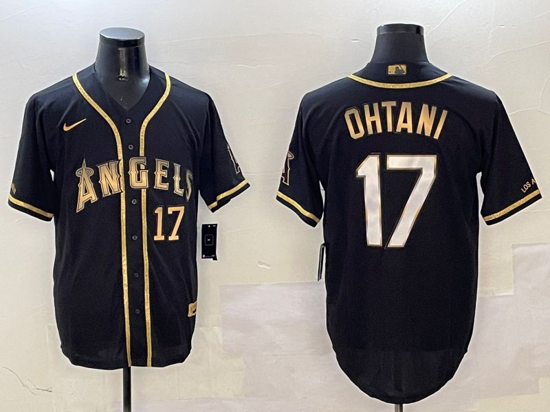 Men Houston Astros #17 Ohtani Black Gold Game 2025 Nike MLB Jersey style 2->houston astros->MLB Jersey